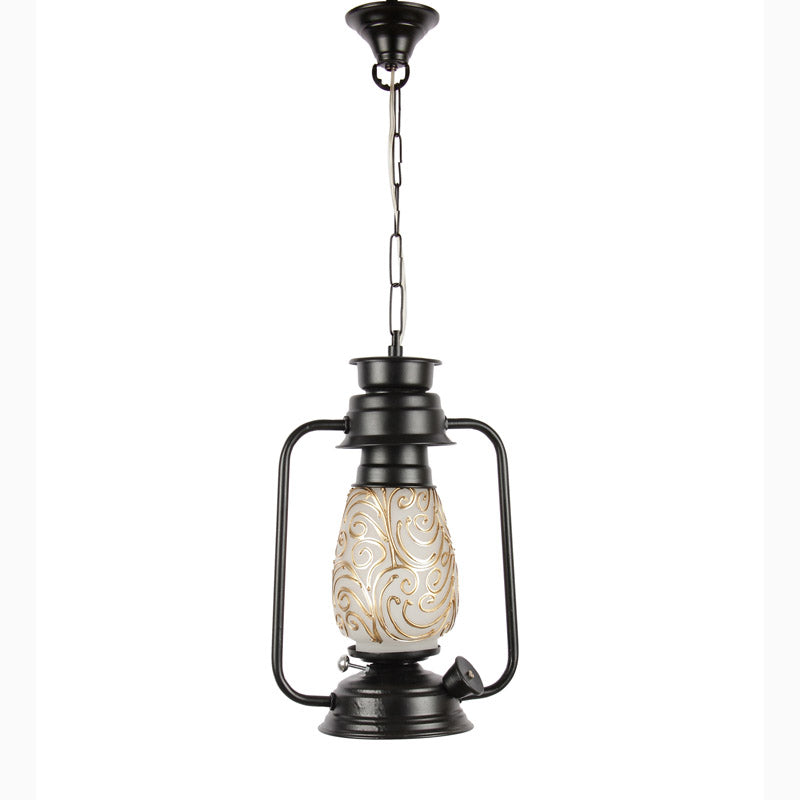 Buy Saagar Mosaic Lantern Ceiling Lamp - Black Ceiling Lamp from Vaaree