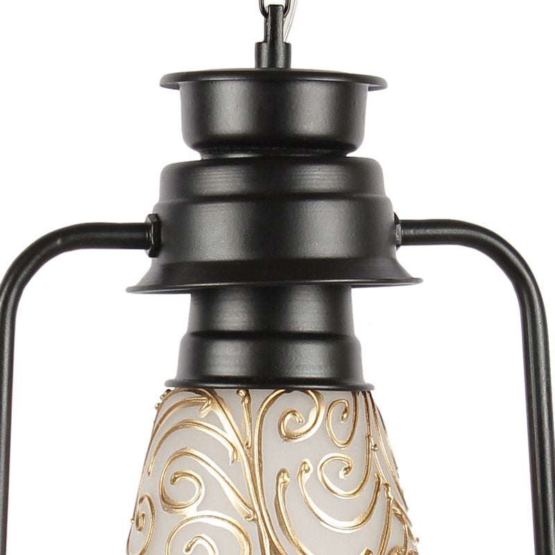 Buy Saagar Mosaic Lantern Ceiling Lamp - Black Ceiling Lamp from Vaaree