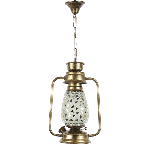 Buy Dvija Mosaic Lantern Ceiling Lamp - Gold Ceiling Lamp from Vaaree