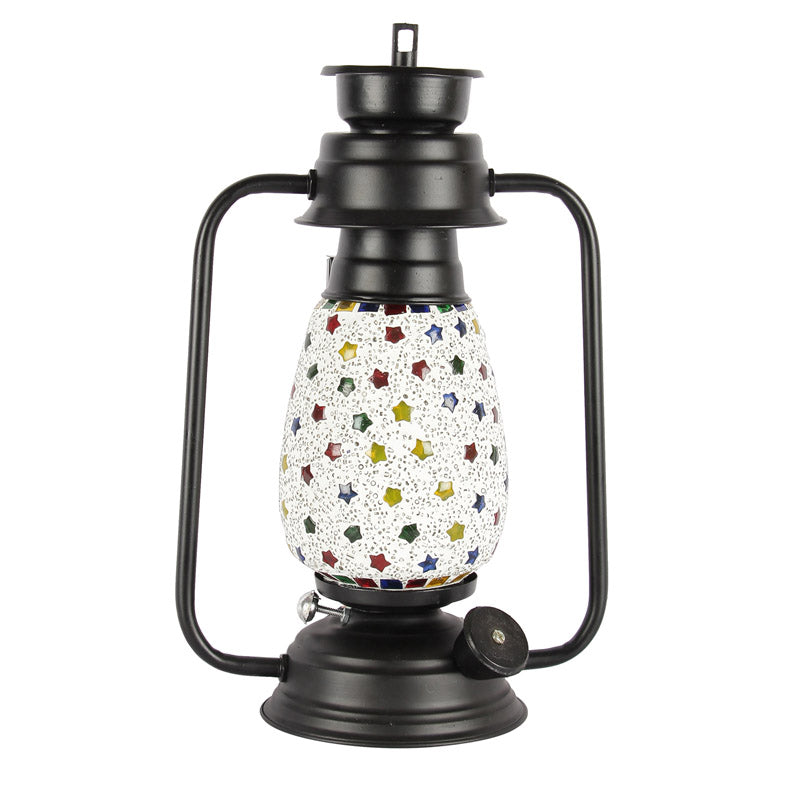 Buy Divyara Mosaic Lantern Table Lamp - Black Table Lamp from Vaaree