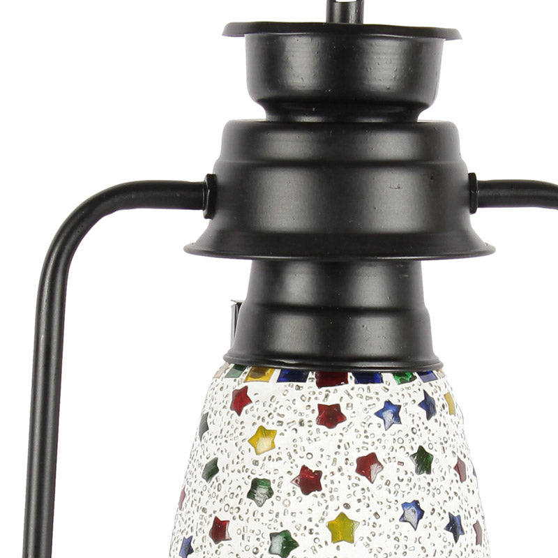 Buy Divyara Mosaic Lantern Table Lamp - Black Table Lamp from Vaaree