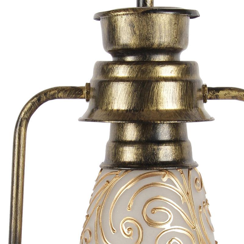 Buy Saagar Mosaic Lantern Table Lamp - Gold Table Lamp from Vaaree