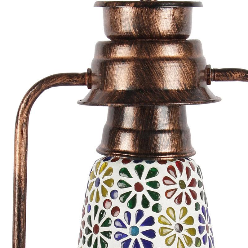 Buy Madhura Mosaic Lantern Table Lamp - Copper Table Lamp from Vaaree