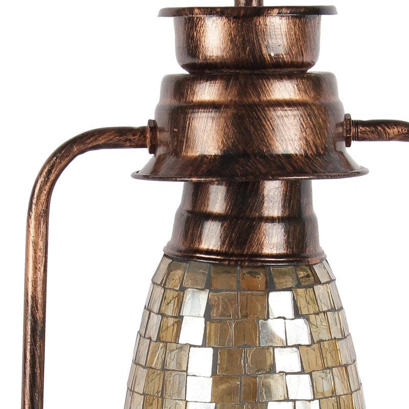 Buy Avina Mosaic Lantern Table Lamp - Copper Table Lamp from Vaaree