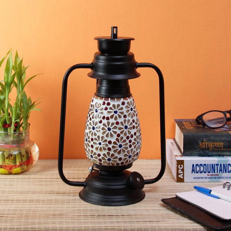 Buy Admya Mosaic Lantern Table Lamp - Black Table Lamp from Vaaree