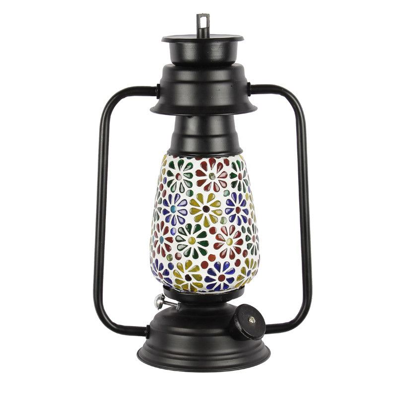 Buy Madhura Mosaic Lantern Wall Lamp - Black Wall Lamp from Vaaree