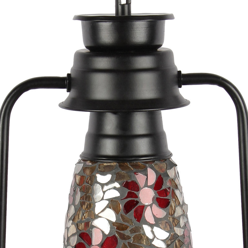 Buy Phoolkari Mosaic Lantern Wall Lamp - Black Wall Lamp from Vaaree