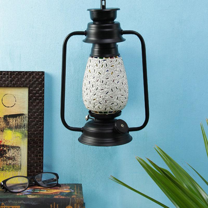 Buy Siera Mosaic Lantern Wall Lamp - Black Wall Lamp from Vaaree