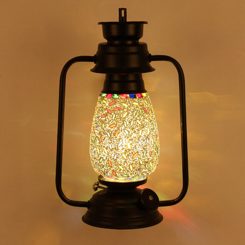 Buy Siera Mosaic Lantern Wall Lamp - Black Wall Lamp from Vaaree