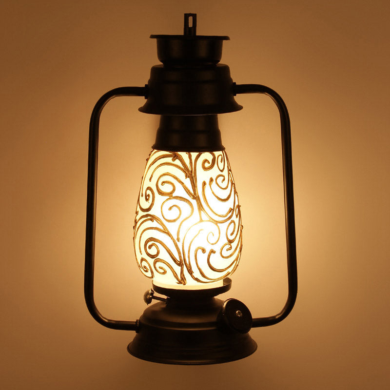 Buy Saagar Mosaic Lantern Wall Lamp - Black Wall Lamp from Vaaree