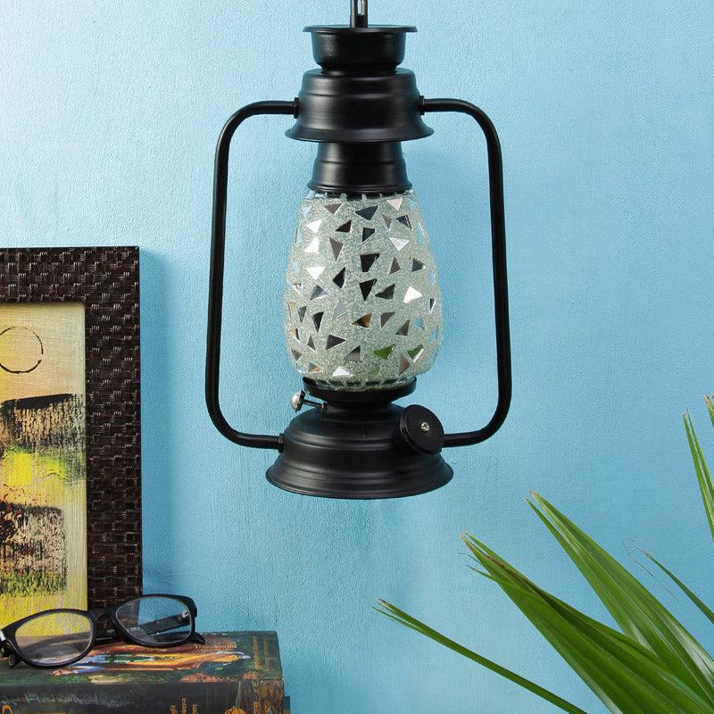 Buy Dvija Mosaic Lantern Wall Lamp - Black Wall Lamp from Vaaree