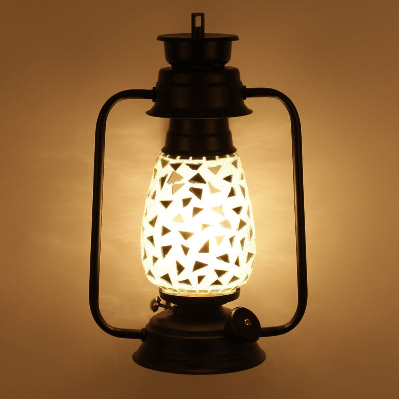 Buy Dvija Mosaic Lantern Wall Lamp - Black Wall Lamp from Vaaree