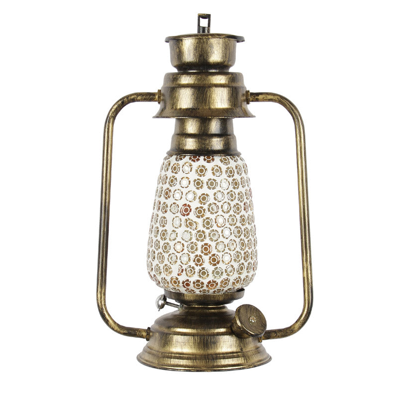 Buy Navina Mosaic Lantern Wall Lamp - Gold Wall Lamp from Vaaree