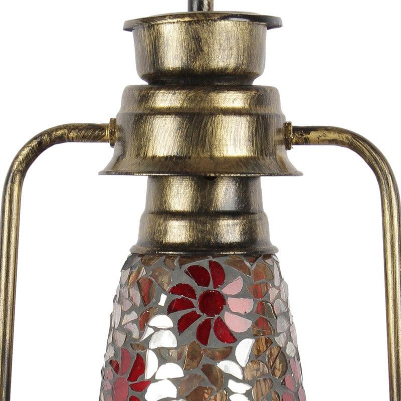 Buy Phoolkari Mosaic Lantern Wall Lamp - Gold Wall Lamp from Vaaree