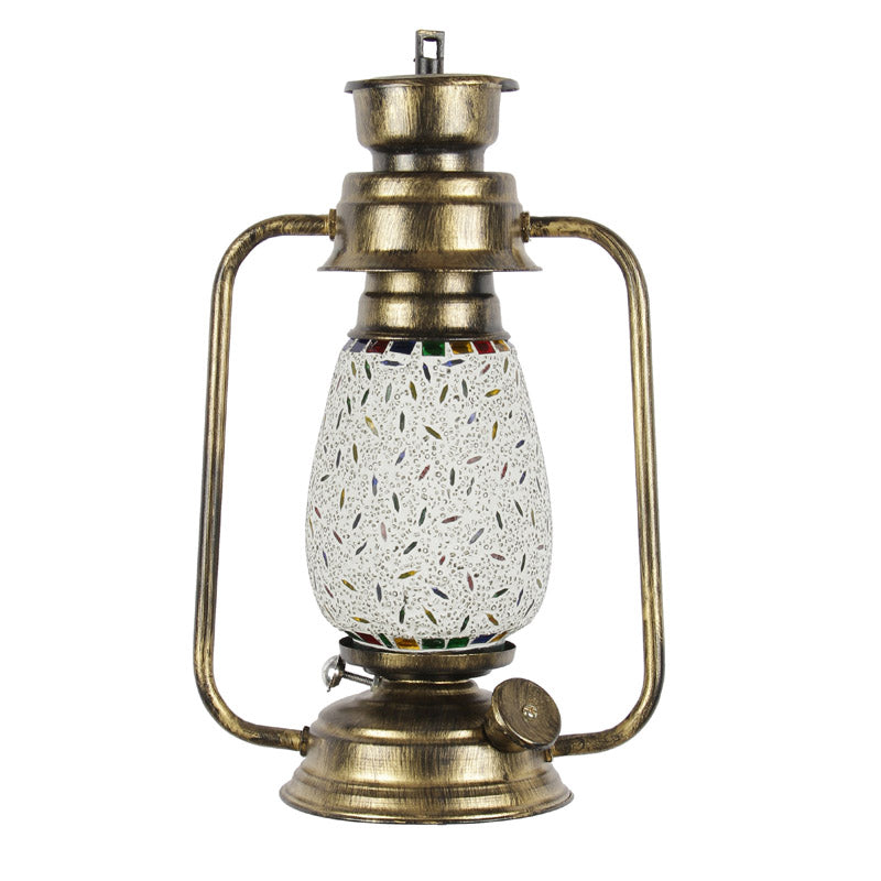 Buy Siera Mosaic Lantern Wall Lamp - Gold Wall Lamp from Vaaree