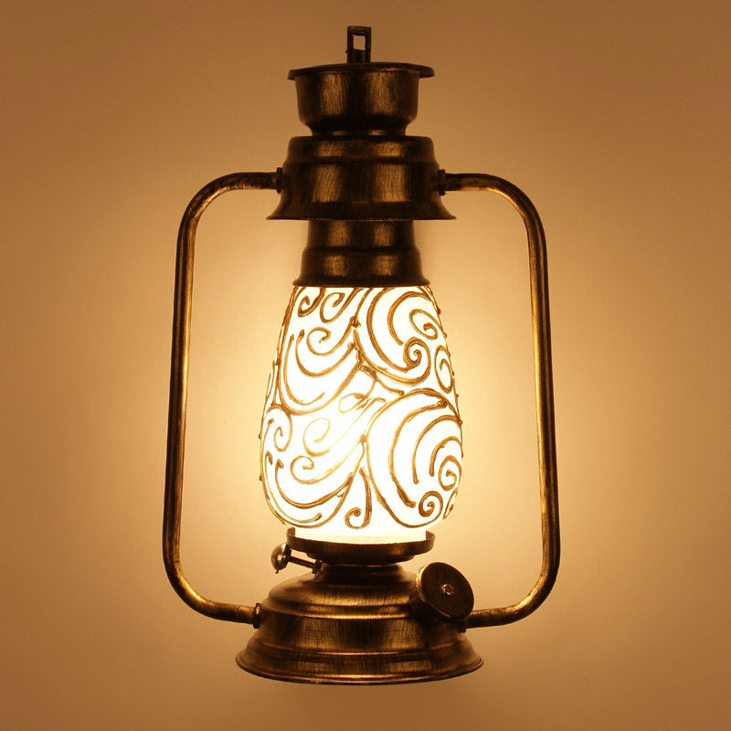 Buy Saagar Mosaic Lantern Wall Lamp - Gold Wall Lamp from Vaaree