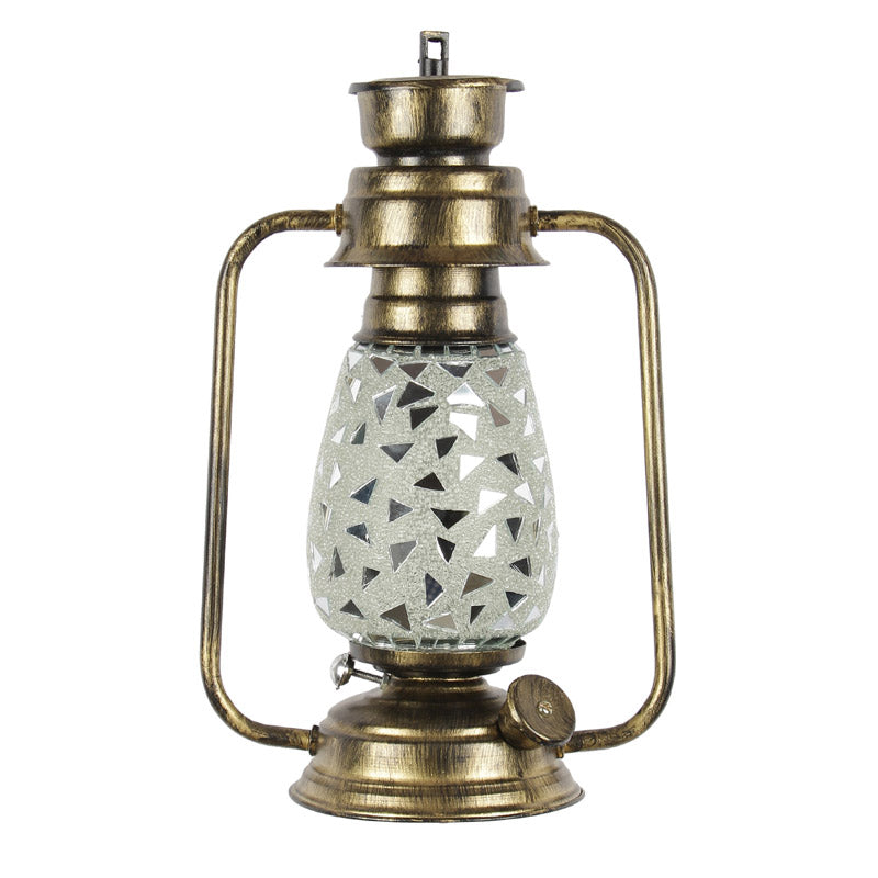 Buy Dvija Mosaic Lantern Wall Lamp - Gold Wall Lamp from Vaaree