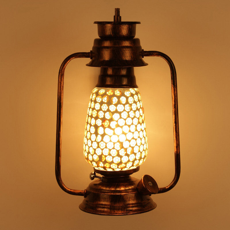 Buy Navina Mosaic Lantern Wall Lamp - Copper Wall Lamp from Vaaree