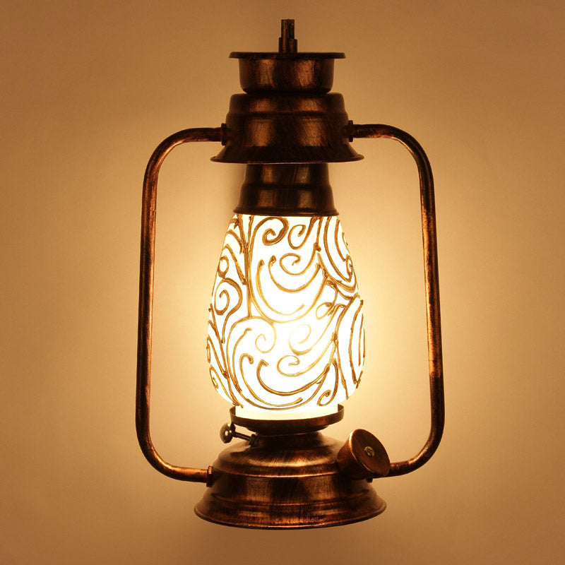 Buy Saagar Mosaic Lantern Wall Lamp - Copper Wall Lamp from Vaaree