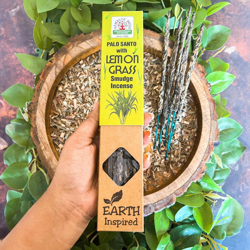 Buy Sugandha Lemongrass Smudge Incense Sticks - Pack Of Two Incense Sticks & Cones from Vaaree