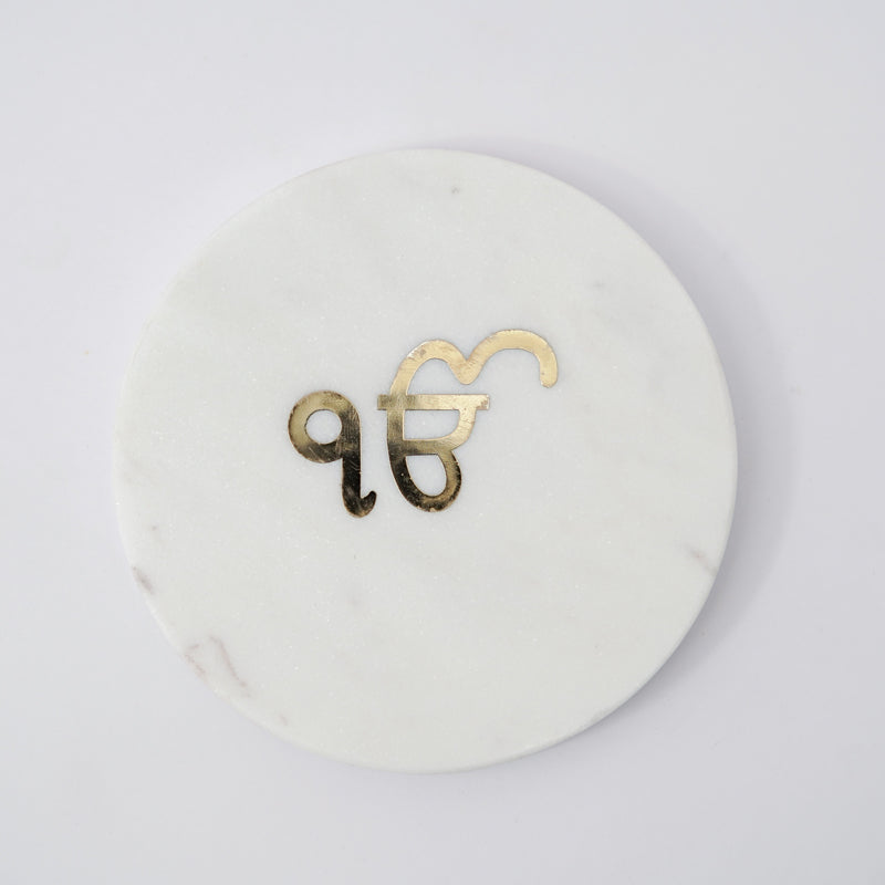 Buy Ik Onkar Marble Spiritual Religious Accent Festive Accents from Vaaree