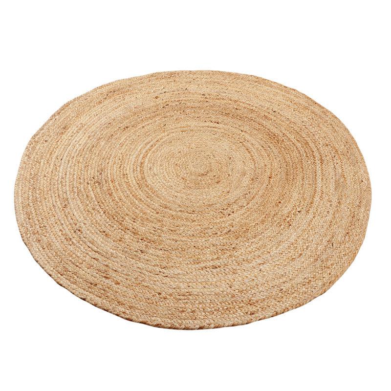 Buy Ixona Jute Round Rug Rugs from Vaaree