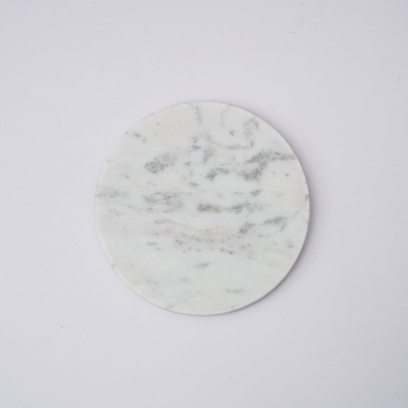 Coaster - Bruna Round Marble Coaster - Set Of Two