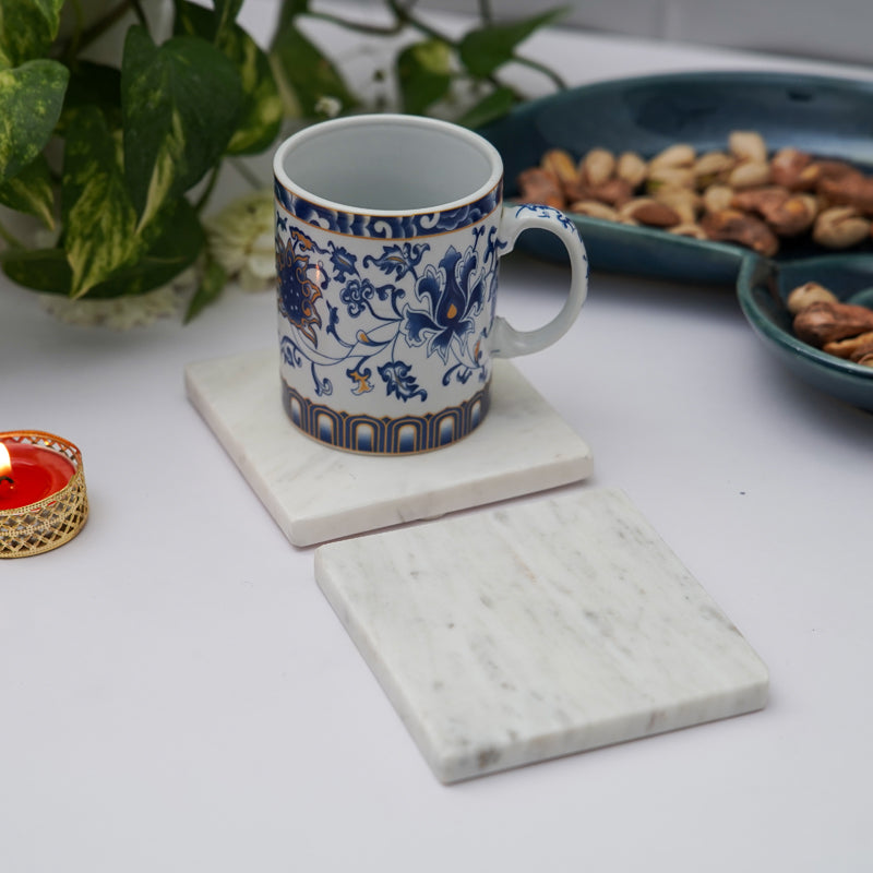 Coaster - Bruna Square Marble Coaster - Set Of Two