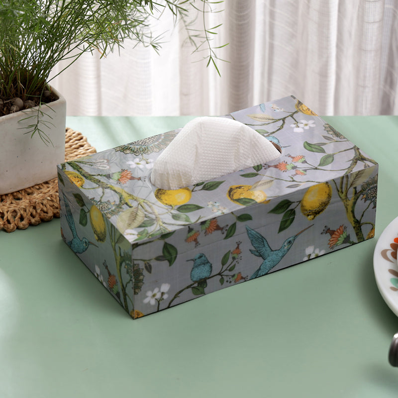 Buy Aksa Embossed Tissue Box Serving Tray from Vaaree