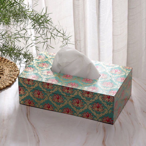 Lily Love Wooden Tissue Box