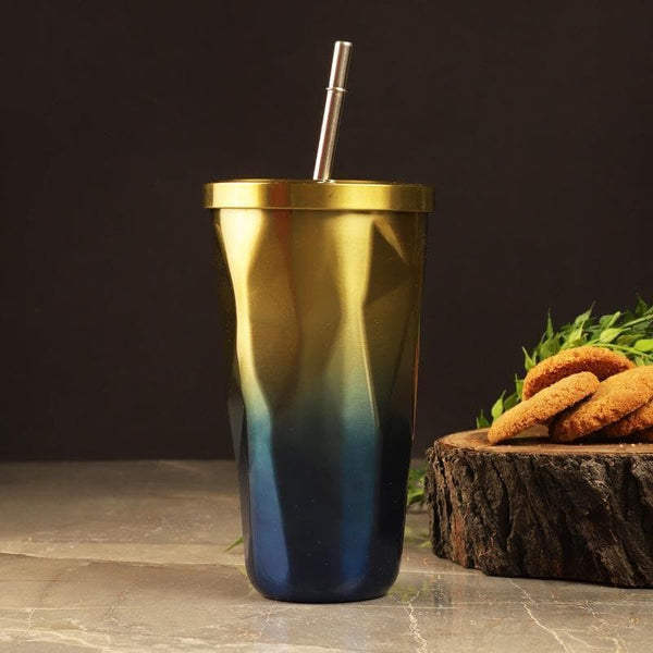 Buy Frappetastic Tumbler With Straw (700 ML) - Blue at Vaaree online | Beautiful Sipper to choose from