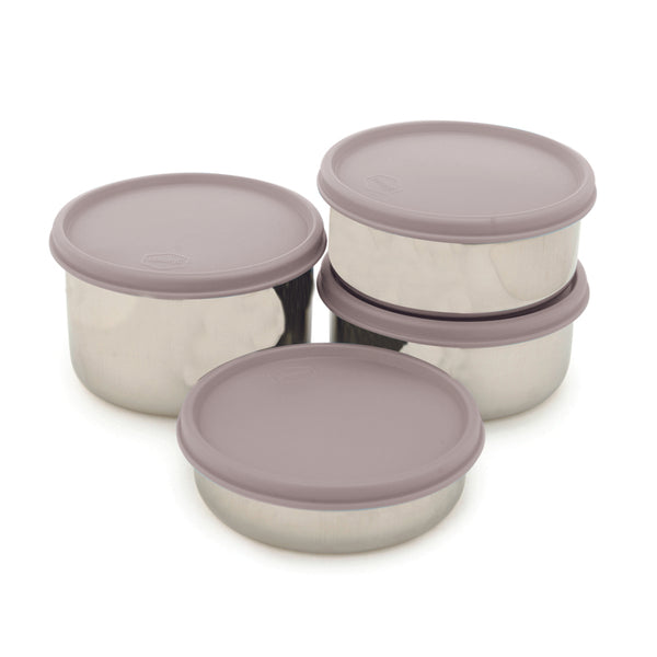 Darian Grey Lunch Box (500 ml/350 ml/200 ml) - Five Piece Set