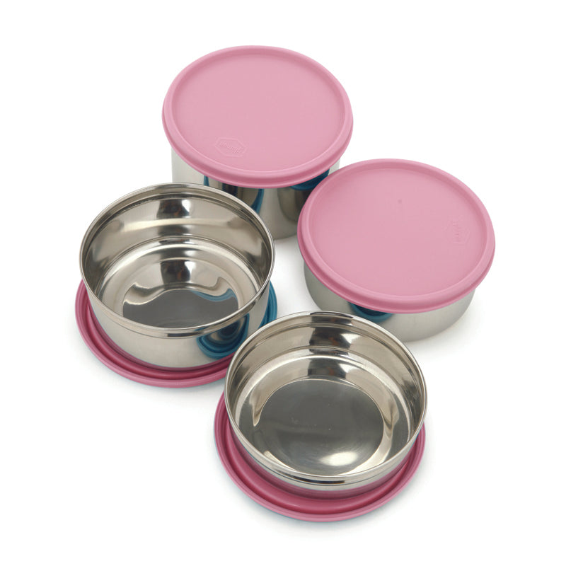 Buy Darian Pink Lunch Box (500 ml/350 ml/200 ML) - Five Piece Set Tiffin Box & Storage Box from Vaaree