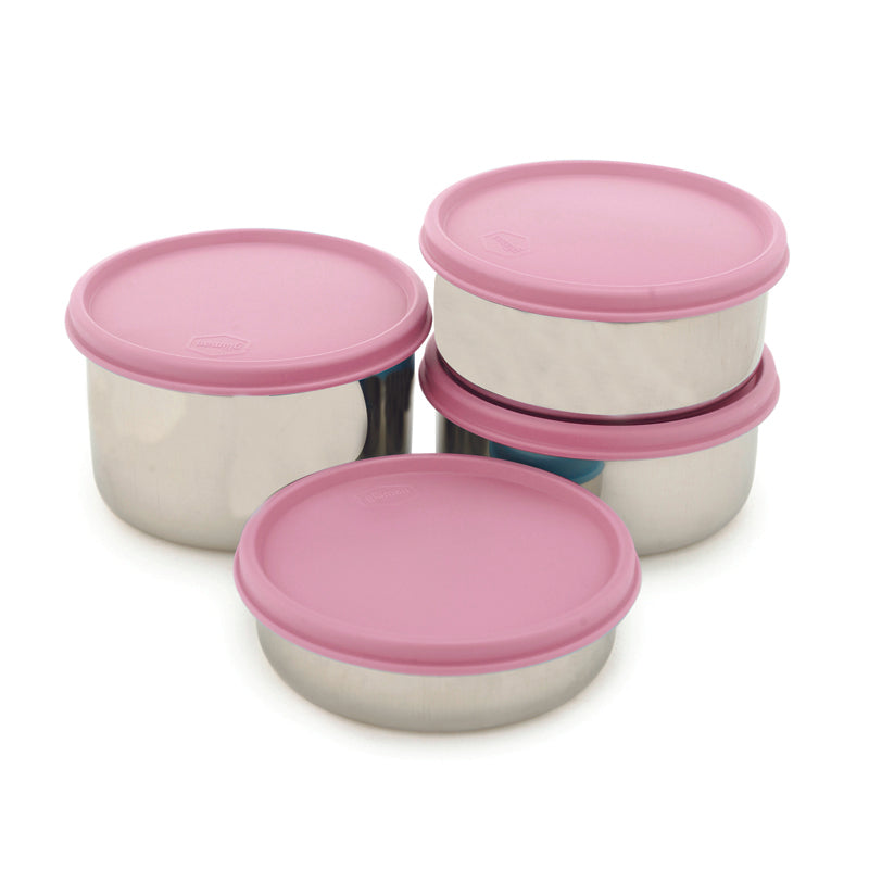 Buy Darian Pink Lunch Box (500 ml/350 ml/200 ML) - Five Piece Set Tiffin Box & Storage Box from Vaaree