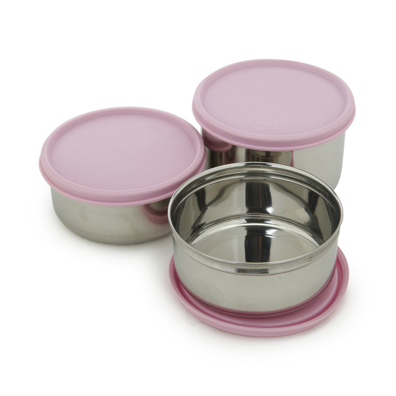 Buy Darian Pink Lunch Box (500 ml/350 ml) - Four Piece Set Tiffin Box & Storage Box from Vaaree