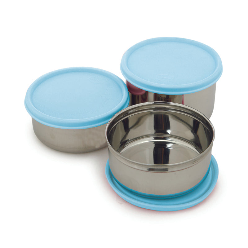 Buy Darian Blue Lunch Box (500 ml/350 ml) - Four Piece Set Tiffin Box & Storage Box from Vaaree