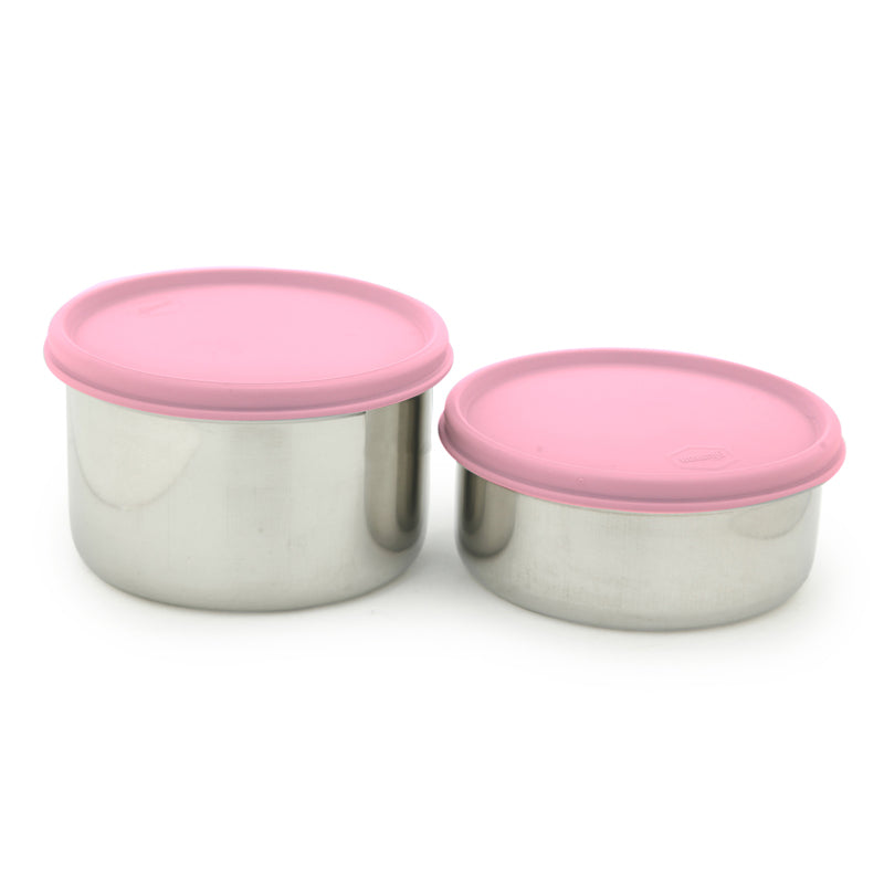 Buy Darian Pink Lunch Box (500 ml/350 ml) - Three Piece Set Tiffin Box & Storage Box from Vaaree