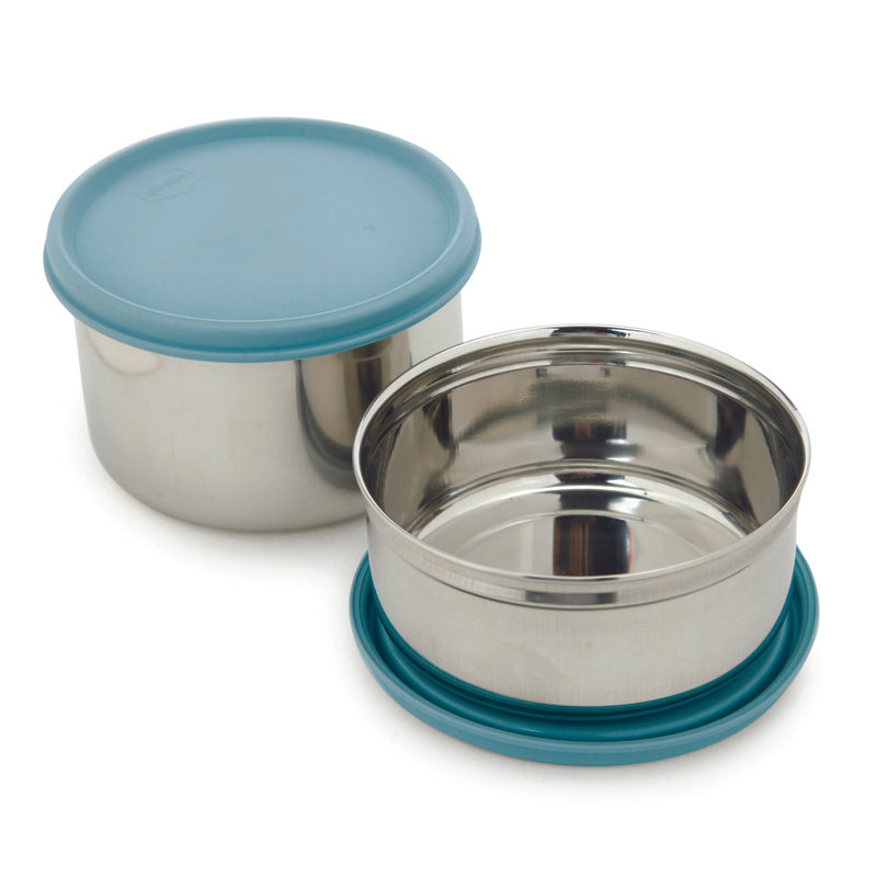 Buy Darian Blue Lunch Box (500 ml/350 ml) - Three Piece Set Tiffin Box & Storage Box from Vaaree