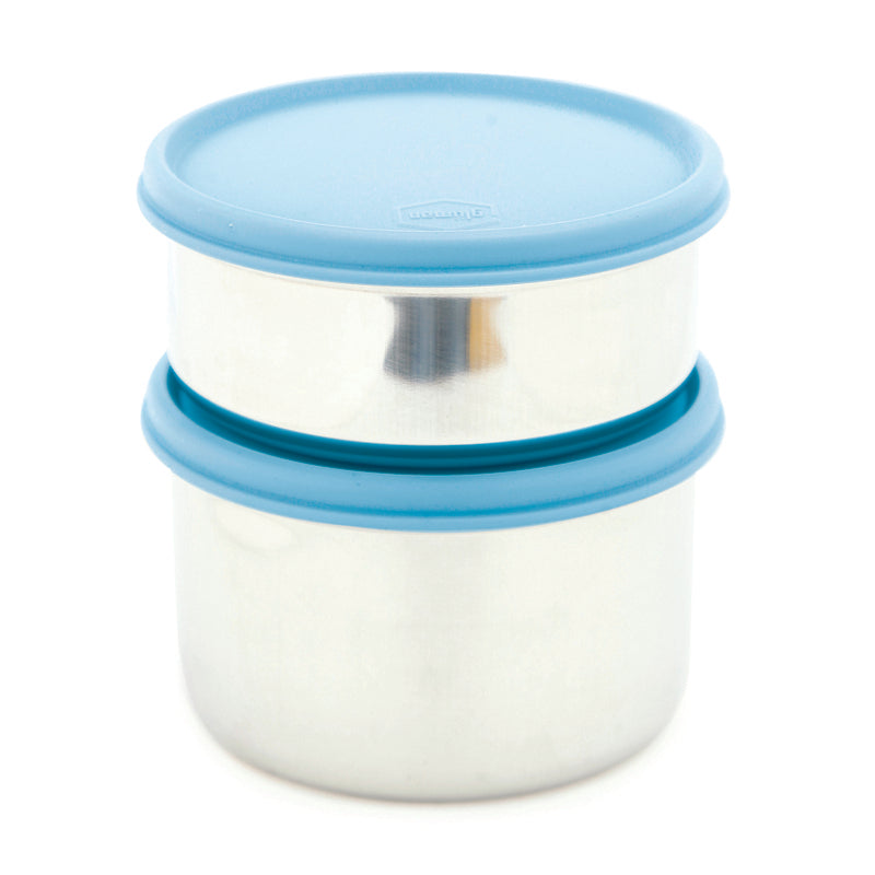 Buy Darian Blue Lunch Box (500 ml/350 ml) - Three Piece Set Tiffin Box & Storage Box from Vaaree