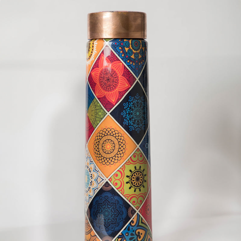 Buy Moroccan Magic Copper Water Bottle Bottle from Vaaree