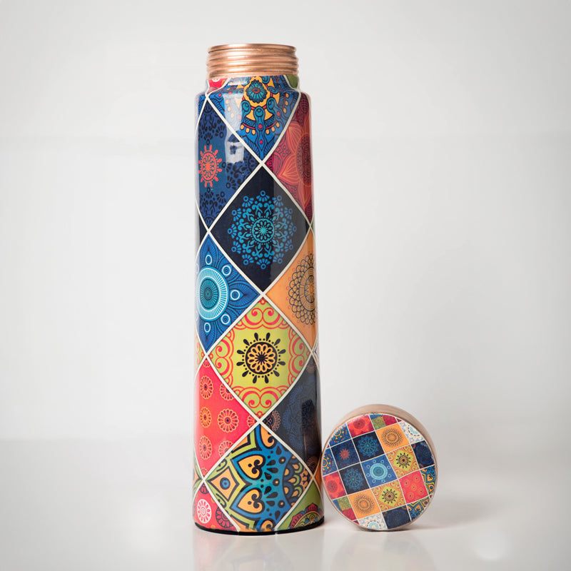 Buy Moroccan Magic Copper Water Bottle Bottle from Vaaree