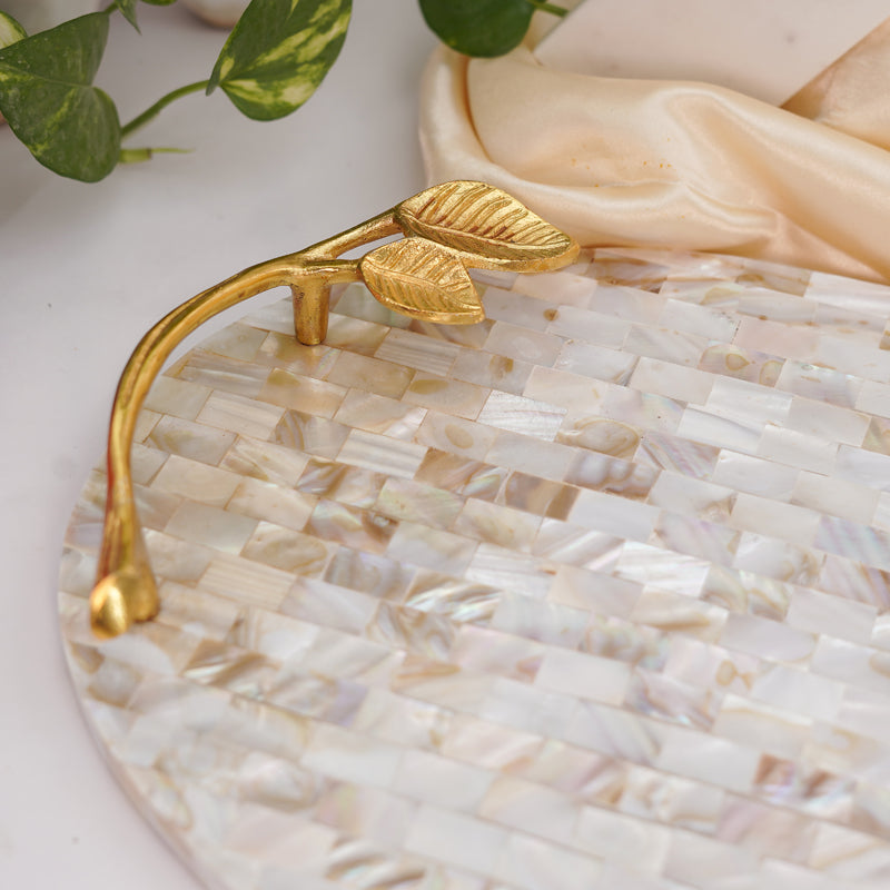 Serving Tray - Selina Mother of Pearl Serving Tray