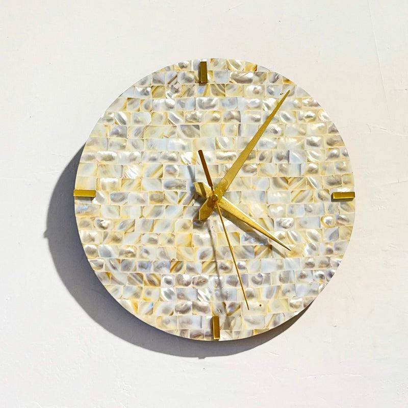 Buy Kai Handcrafted Mother Of Pearl Wall Clock Wall Clock from Vaaree