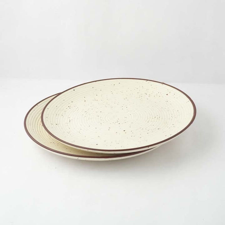 Buy Earthy Elegance Dinner Plate - Set Of Two at Vaaree online | Beautiful Dinner Plate to choose from