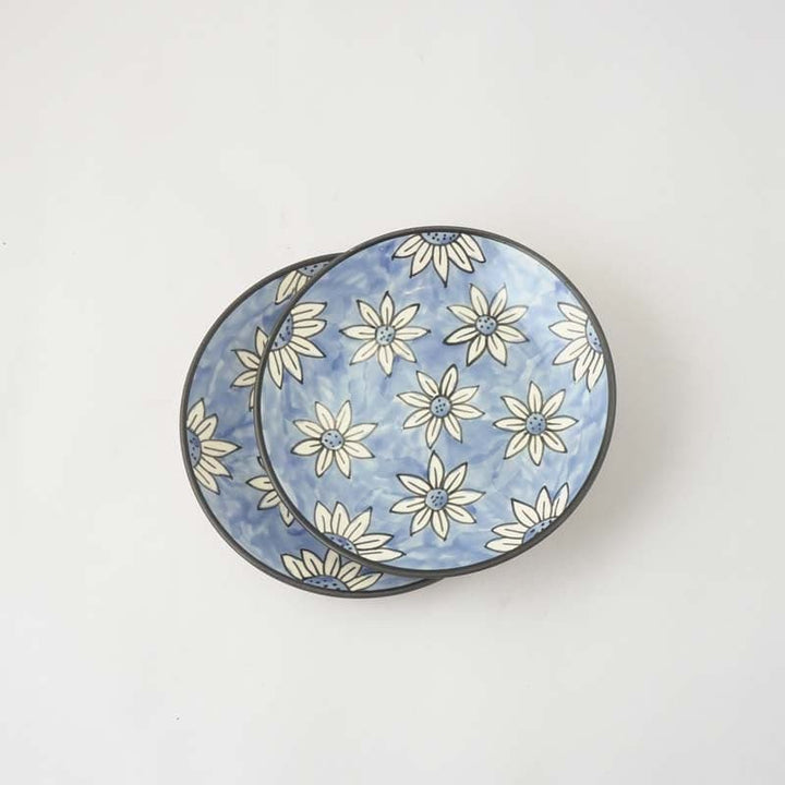 Buy Little Blue Bloom Quarter Plate - Set Of Two at Vaaree online | Beautiful Quarter Plate to choose from