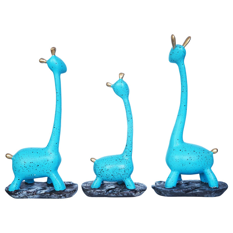 Showpieces - Giraffe Play Showpiece - Set Of Three