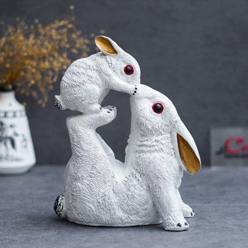 Buy Bunny Mom Balance Showpiece Showpieces from Vaaree