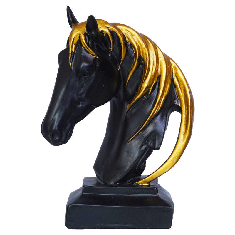 Buy Golden Stallion Head Showpiece Showpieces from Vaaree