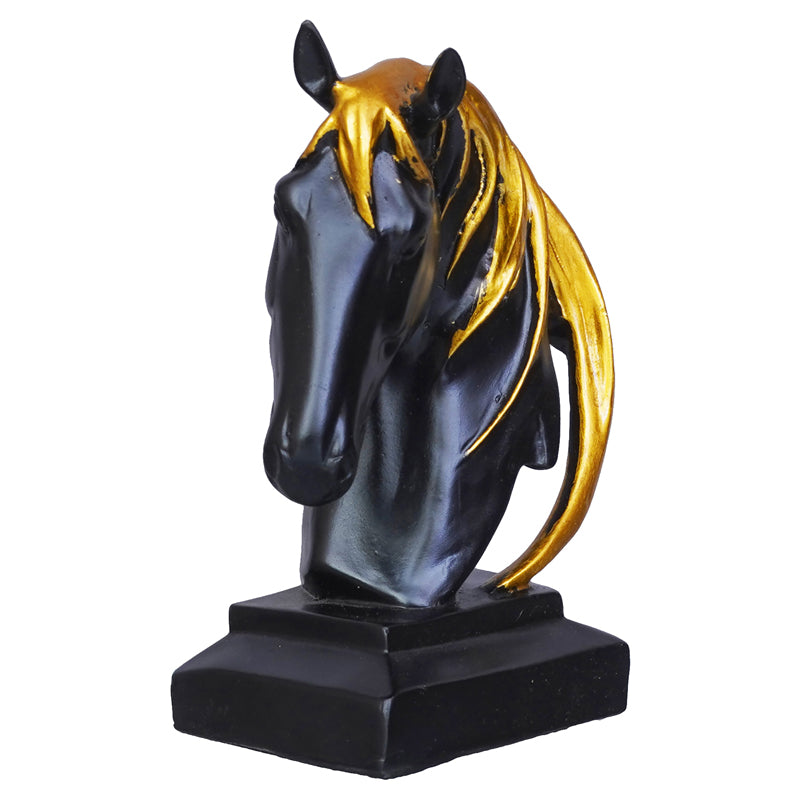 Buy Golden Stallion Head Showpiece Showpieces from Vaaree