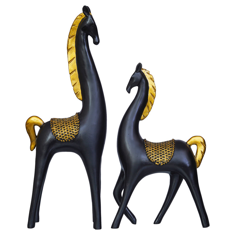 Showpieces - Mysti Stallion Showpiece - Set Of Two